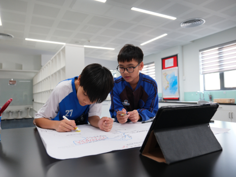Hoc sinh viet reflection dung thinking routines bang tu duy